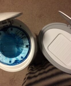 DEKOR Diaper Classic Hands-Free Diaper Pail | White | Easiest to Use | Just Step – Drop – Done | Doesn’t Absorb Odors | 20 Second Bag Change | Most Economical Refill System 38 71UPYPyDgfL