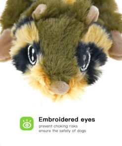 SHARLOVY Dog Squeaky Toys No Stuffing 6 Pack Dog Toys Crinkle Dog Toys for Small Dogs Durable Dog Chew Toys Plush Cute Animals Natural Puppy Toys for Teething Pet Toys Squeak 18 71UPeBgrKsL