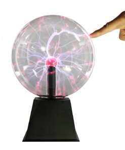 Plasma Ball Light 8" Inch, Interactive Touch Sound Response Science Lamp Orb Tabletop 12 71UPnGN9OVL