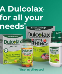 Dulcolax Stool Softener Laxative Liquid Gel Capsules (100ct) for Gentle Relief, Docusate Sodium 100mg 14 71UQBACNeZL