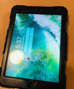 SEYMAC stock iPad 9th/ 8th/ 7th Generation Case 10.2’’, Shockproof with Screen Protector Pencil Holder 360° Rotating Hand Strap &Stand, for 10.2 inch 2021/2020/2019 (Black) Black+Back 53 71UQHzxbczL