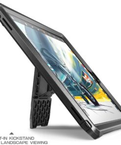 SUPCASE Unicorn Beetle Pro Series Case Designed for iPad 9.7 2018/2017, with Built-in Screen Protector & Dual Layer Full Body Rugged Protective Case for iPad 9.7 5th / 6th Generation(Black) Black 32 71UQeXI76FL