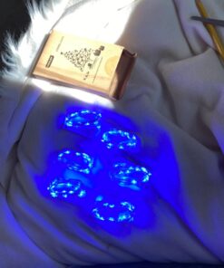 GDEALER 8 Pack 7.2 Feet 20 Led Fairy Lights Battery Operated Mini Silver Copper Wire Firefly String Lights for Christmas Bedroom Indoor Outdoor Wedding Mason Jar Dorm Decor DIY Costume Multi Color 8 Colors Mix 39 71URJQ02rnL