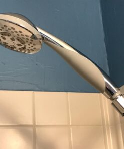 HOTEL SPA - Handheld Shower Head High Pressure - 4.25 Inch Rain Shower Head - 7-setting, Shower Head with Handheld Spray, Ultra-Luxury, Showerspa (Chrome) 27 71URbnOCMfL