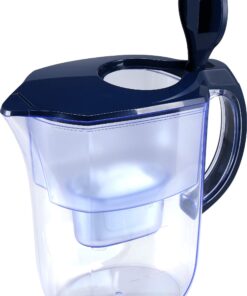 Ehm Ultra Premium Alkaline Water Filter Pitcher - 3.8L, Activated Carbon Filter- BPA Free, Healthy, Clean, & Toxin-Free Mineralized Alkaline Water in Minutes- Up to 9.5 pH-2023 blue 24 71URiUAKuL
