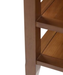 SIMPLIHOME Bedford SOLID WOOD Universal TV Media Stand, 53.9 inch Wide, Living Room Entertainment Center, Storage Cabinet with Glass Doors, for Flat Screen TVs up to 60 inches in Dark Tobacco Brown Honey Brown 17 71URv7Mgv5L