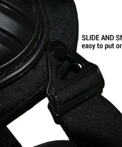 CLC Custom Leathercraft 345 Professional Kneepads, Supportive Gel Cushion, Breathable Neoprene Straps, Over Sized Caps for More Coverage, Ideal for Gardening, Flooring, Cleaning and Construction , Black 13 71UT1n qAgL