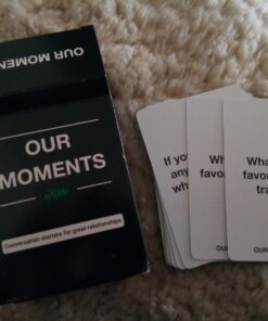 OUR MOMENTS Kids: 100 Conversation Starter Cards for Families and Kids - Relationship Building - Car Travel, Road Trip & Card Game for Healthy Loving Family - Questions for Family Activities 32 71UTQgEJDuL