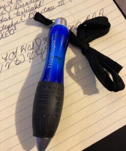 Super Big Fat Pens for Arthritis, Black Ink, Blue body (pack of 5 pens + 5 Extra Ink Refills) Black Ink / Blue Body 28 71UW FYghAL