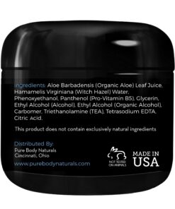 Pure Body Naturals Hair Gel for Men, Natural Ingredients and Chemical Free with Hydrating Aloe For Firm, Healthy Hair, 4 Fl Oz 12 71UWNWm9bOL