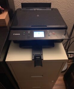 Canon PIXMA TS6220 Wireless All In One Photo Printer with Copier, Scanner and Mobile Printing, Black, Works with Alexa 58 71UWlJBqhmL