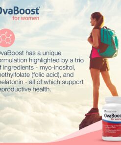 Fairhaven Health Ovaboost with Myo-Inositol, Folate, CoQ10, and Vitamins - Womens Ovulation & Egg Quality - Natural Fertility Supplement (120 Capsules) 23 71UWmxi5moS