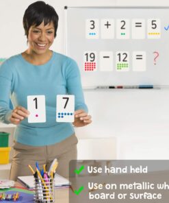 Alternative view of Attractivia Magnetic Number Flash Cards - Large 0-25 Math Cards, Early Addition and Subtraction, Multiplication, Division and Symbols, for Classroom Teachers, Homeschool, Toddlers, Kids and Adults