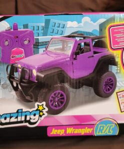 Jada Toys GIRLMAZING Jeep R/C Vehicle (1:16 Scale), Purple 48 71UXaD ME0L