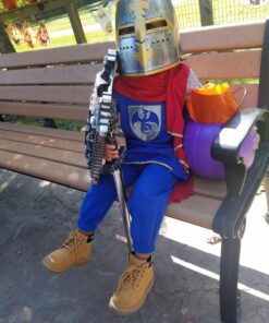 Jacobson Hat Company Men's Antiqued Pewter Knight Helmet Adult Silver 27 71UXyTaXQUL