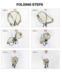 iPower GLDRYRD2L4 4Layer Green Mesh Hanging Herb Drying Rack Heavy Duty Ring for Hydroponic Plant, Free Storage Bag and Hook Included, 2Ft 4-Layer 16 71UYiqwVlDL