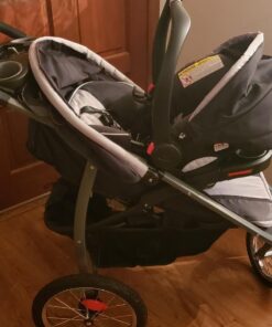 Graco FastAction Fold Jogger Travel System | Includes the FastAction Fold Jogging Stroller and SnugRide 35 Infant Car Seat, Gotham 71 71UZC7XtRHL