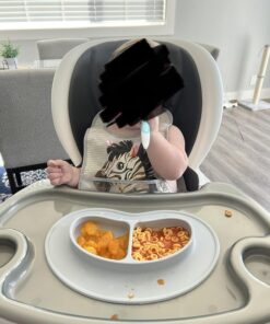 Ingenuity SmartClean Trio Elite 3-in-1 Convertible Baby High Chair, Toddler Chair, and Dining Booster Seat, For Ages 6 Months and Up, Unisex - Slate Trio Elite Slate 36 71UZNS0fHzL