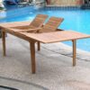WholesaleTeakFurniture Grade-A Teak Wood Extra Large Double Extension 122" Caranasas Rectangle Dining Table #WFDT118CR 16 71Ua5hJHoL