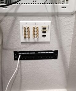 Dshot 12 Port UTP 10 inch Cat6 Network Wall Mount Surface Patch Panel 29 71UaJ4utp2L