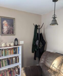 Alternative view of Frenchi Home Furnishing CR002 Coat Rack, 12 Hook, Black