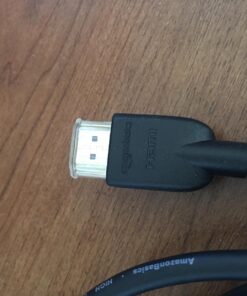 Amazon Basics 2-Pack HDMI Cable, 18Gbps High-Speed, 4K@60Hz, 2160p, Ethernet Ready, 10 Foot, Black 10 Feet 51 71UcGM77t0L