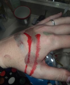 Kangaroo Halloween Super Family Makeup Kit: Professional SFX Face & Body Paint for Zombie Cosplay, Injuries, & Blood Effects 71 71UfRiwe0EL