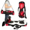 Swagtron Hands-Free Smart Board Backpack Strap Carry Bag - For T1 and T5, and Most Other Hoverboards Red 17 71UfhXwRYXL