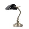 Simple Designs LT3057-BLK Traditional Mini Banker's Lamp with Glass Shade, Black 32 71Ug1r5qTzL
