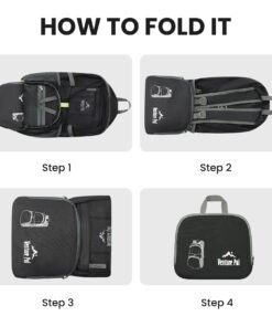 Venture Pal 35L Ultralight Lightweight Packable Foldable Travel Camping Hiking Outdoor Sports Backpack Daypack A1.black 28 71Ug3KxUEtL