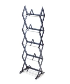 Atlantic Mitsu 5-Tier Portable Media Storage Rack – Protects & Organizes Prized Music, Movie & Video Games Collections, PN 64835195 in Smoke Media Rack 33 71Ug6WsqfL 1
