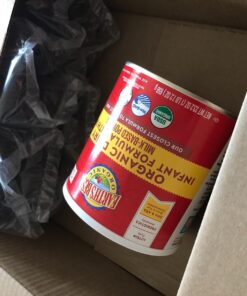 Earth's Best Organic Baby Formula for Babies 0-12 Months, Powdered Dairy Infant Formula with Iron, Omega-3 DHA, and Omega-6 ARA, 21 oz Formula Container 1.31 Pound (Pack of 1) 21 71UgBc0s9wL