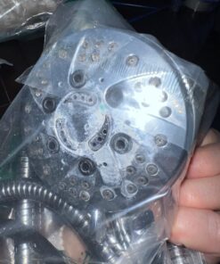 AquaDance High Pressure 6-Setting 3.5" Chrome Face Handheld Shower with Hose for the Ultimate Shower Experience! Officially Independently Tested to Meet Strict US Quality & Performance Standards! 2.5 Gallon Per Minute 35 71Uh7TLgIAL