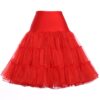 GRACE KARIN Vintage Womens 50s Tutu Skirt Petticoat Red Size M 3 71UhrbEZdTL 1
