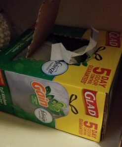 Glad ForceFlex Tall Kitchen Drawstring Trash Bags, 13 Gal, 100 Ct (Package May Vary) 55 71Uhsm1NggL