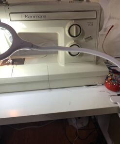 Brightech LightView Flex Magnifying Desk Lamp, 1.75X Light Magnifier, Adjustable Magnifying Glass with Light for Crafts, Reading, Close Work White 46 71UiEsE0oVL