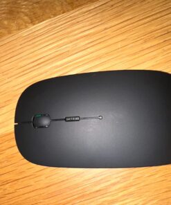 Rechargeable Wireless Mouse for MacBook Pro/ Air,Bluetooth Mouse for Laptop/PC/Mac/iPad pro/Computer black 34 71UjDrLPWdL