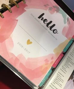 me & my BIG ideas Create 365 The Happy Planner, Hello Life, Jul 2016 - Dec 2017 57 71Ujiya02QL