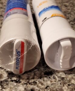 PUREPLUS DA29-00020B Replacement for Samsung DA29-00020A/B, DA29-00020B-1, RF28HMEDBSR, RF263BEAESR, RFG297HDRS, HAF-CIN/EXP, RF4287HARS, RF28HFEDBSR, 469101, RWF0700A Refrigerator Water Filter, 4PACK 47 71UkGLhj2L