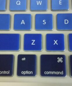 Allinside Blue Ombre Keyboard Cover Skin for MacBook Pro 13" 15" 17" (2015 or Older Version), MacBook Air 13" A1369/A1466, Older iMac Wireless Keyboard MC184LL/B 2010-2017 MacBook Air 13 & 2008-2015 Mac Pro 13/15 Ombre Blue 25 71Ul3tVtIrL