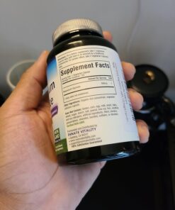 Innate Vitality Magnesium Glycinate 500mg, 70mg Elemental Magnesium per Cap, High Absorption, Non-GMO No Gluten, Nerve, Muscle, Bone, Heart Health, 120 Veggie Capsules 37 71Ul5pPTvML