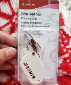 SINGER | Even Feed / Walking Presser Foot - Fork, Perfect for Matching Stripes & Plaids, Quilting & Sewing with Pile Fabrics - Sewing Made Easy Old Version 45 71UlVPweDOL