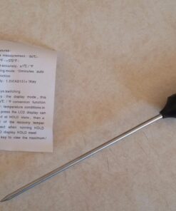 Savoury USA Cooking Thermometer - Digital Thermometer - Food Thermometer - Meat Thermometer - Instant Read Thermometer - Best Thermometer for all Food, BBQ, Candy, Sugar, Grill and Liquid. 32 71UlsjEt4gL