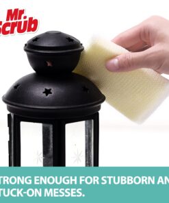 24 Pads All-Purpose Sponges Kitchen, Non Scratch Dish Sponge for Washing Dishes Cleaning Kitchen, Premium Kitchen Scrub Sponge and Scrubbers Cleaning Pads, Ideal for Kitchen, Bathroom, Mr. Scrub 24 Pack 9 71UmXpJLCDL