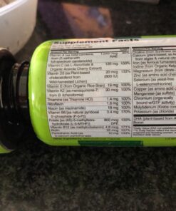 NATURELO Prenatal Multivitamin with Gentle Chelated Iron, Methyl Folate, Plant Calcium & Choline - Vegan, Vegetarian - Non-GMO - Gluten Free - 180 Capsules - 2 Month Supply 180 Count (Pack of 1) 41 71Un9AZmBRL