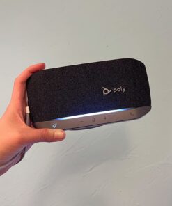 Poly Sync 20+ Personal Portable Bluetooth Smart Speakerphone (Plantronics) - USB-A UC Bluetooth Adapter - Connect Wirelessly to PC/Mac/Cell Phone - Works w/Teams, Zoom, & More - Amazon Exclusive 2021 Version (USB-A Only) Standard 36 71UnXFtsFXL