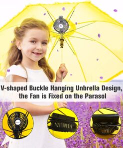 VersionTECH. Mini Handheld Fan, USB Desk Fan, Small Personal Portable Table Fan with USB Rechargeable Battery Operated Cooling Folding Electric Fan for Travel Office Room Household Black 40 71Unlj6C62L