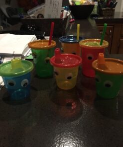 The First Years Take and Toss Spill-Proof Sippy Cup, Assorted, Pack of 6 6 Count (Pack of 1) Cups w/ Spill Proof Lid 46 71Uo3D9UixL