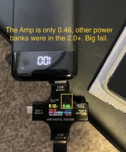 Charmast Portable Charger, USB C Battery Pack, 3A Fast Charging 10400mAh Power Bank LED Display, Slim Portable Phone Battery Charger for iPhone 13 12 11 X 8 7 Samsung S21 S20 Google LG OnePlus iPad Black 40 71UpNuM9bCL