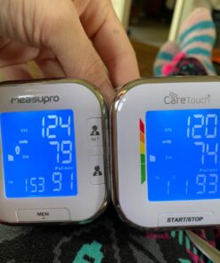 Care Touch Digital Wrist Blood Pressure Monitor, Wrist BP Cuff for Adults Size 5.5-8.5", Blood Pressure Monitors for Home Use, Automatic High Blood Pressure Machine with Batteries & Protective Pouch 29 71UpWuq0smL